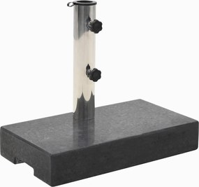 vidaXL Βάση Ομπρέλας Ορθογώνια Μαύρη 25 κ. από Γρανίτη