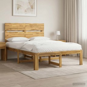 vidaXL Διπλό Κρεβάτι με Κεφαλάρι ROSTOCK Λευκό 150 x 200 cm