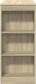 vidaXL Τραπέζι Μπαρ με Ράγες Sonoma Δρυς 95x47x103,5 εκ Επεξεργ. Ξύλο