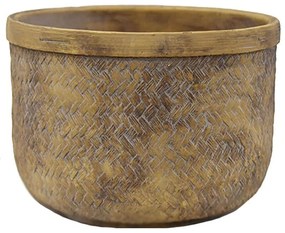 Κασπώ Weave Antique 00.03.35610 Φ22x14,5cm Brown Ceramic