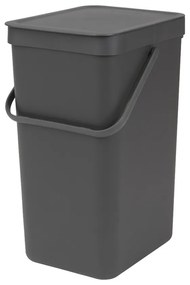 Brabantia 648978 Κάδος απορριμμάτων Sort&amp;Go 16L, Grey