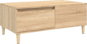 vidaXL Τραπεζάκι Σαλονιού Sonoma Δρυς 90x50x36,5 εκ. Επεξεργασμ. Ξύλο