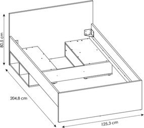 Κρεβάτι Nebraska-120 x 200
