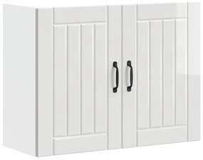 ντουλάπι τοίχου κουζίνας "Lucca" Υψηλή στιλπνότητα λευκό