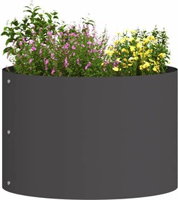 vidaXL Δακτύλιος γλάστρας 5 pcs Μαύρο 30 x 30 x 20 cm