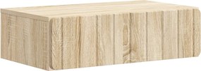 vidaXL Τραπεζάκι Τοίχου Sonoma Δρυς 59 x 34,5 x 17 εκ.