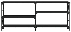 vidaXL Τραπέζι Κονσόλα Μαύρο 180x29x76,5 εκ. Επεξεργασμένο Ξύλο