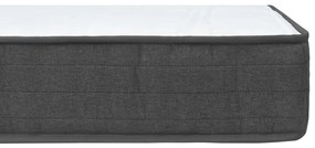 ΚΡΕΒΑΤΙ BOXSPRING ΣΚΟΥΡΟ ΓΚΡΙ 180 X 200 ΕΚ. ΥΦΑΣΜΑΤΙΝΟ 3054792