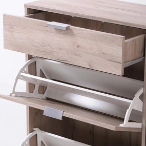 Παπουτσοθήκη Arco 2 Γκρί Δρύς 102x33x94,5 εκ. 102x33x94.5 εκ.