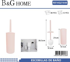 Βουρτσάκι τουαλέτας - Πιγκάλ - Light Pink - 21648