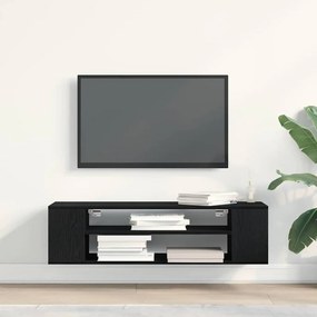 vidaXL Ντουλάπι TV Μαύρο 100 x 30 x 26.5 εκ Επεξεργασμένο ξύλο