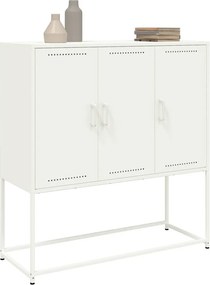 vidaXL Ντουλάπι Λευκό 100,5x39x107 εκ. Ατσάλινος
