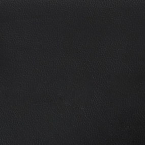Πλαίσιο Κρεβατιού Boxspring Μαύρο 140x200 εκ. Συνθετικό Δέρμα - Μαύρο