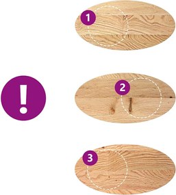 vidaXL Επιτραπέζια επιφάνεια 80x40x4 εκ. από Μασίφ Ξύλο Δρυός Οβάλ