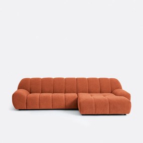 Γωνιακός καναπές δεξιός, ύφασμα jaguar, Nuria