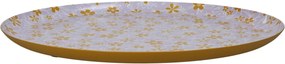 Δίσκος ArteLibre Λουλούδια Πολύχρωμο Μέταλλο 33x33x1.8cm