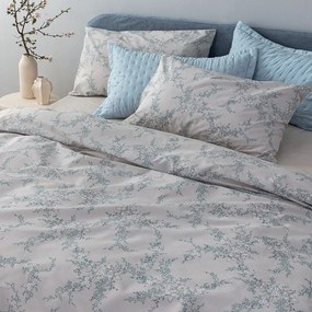 Σεντόνια FL6264 Με Λάστιχο (Σετ 3τμχ) Blue Palamaiki Μονό 110x230cm 100% Βαμβάκι