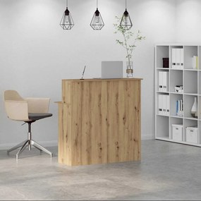 vidaXL Γραφείο υποδοχής 100x50x103,5 εκ. Επεξεργασμένο Ξύλο