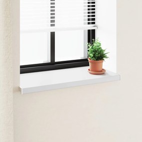 vidaXL Σαβανωτό Παραθύρου Λευκό 80 x 45 x 4,5 εκ PVC