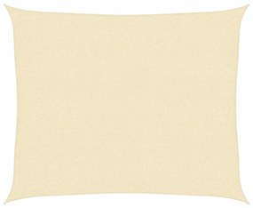 vidaXL Πανί Σκίασης Κρεμ 2,5 x 3 μ. από HDPE 160 γρ./μ²