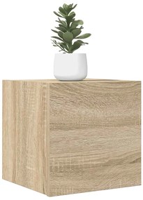vidaXL Έπιπλα Τηλεόρασης Κρεμαστά 2 τεμ. Sonoma Δρυς 30,5 x 30 x 30εκ