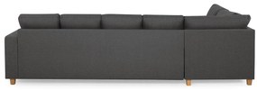 Γωνιακός Καναπές Scandinavian Choice C174, Γκρι, Δρυς, 300x195x92cm, 130 kg, Πόδια: Ξύλο | Epipla1.gr