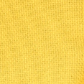 Πολυθρόνα Κουνιστή Κίτρινη Μουσταρδί Υφασμάτινη με Σκαμπό - Κίτρινο