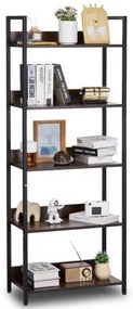 VEVOR Metal Bookshelf Open Bookshelf 5-Tier for Living room Bedroom &amp; Office