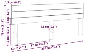 ΚΕΦΑΛΑΡΙ 200 CM ΜΑΣΙΦ ΞΥΛΟ ΔΡΥΣ 851983