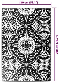 Χαλί εξωτερικού χώρου ARAKIL ροζ 140x200 cm PP 317037