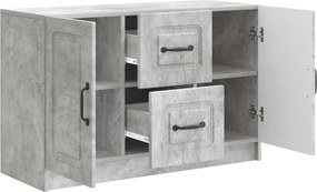 vidaXL Πλαϊνό γραφείο Γκρι Σκυροδέματος 89 x 34,5 x 57 εκ.