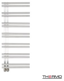 Thermo Solo Θερμαινόμενη πετσετοκρεμάστρα 120x50cm Inox Polished ΔΕΝ ΠΕΡΙΛΑΜΒΑΝΤΟΝΤΑΙ ΔΙΑΚΟΠΤΕΣ & ΑΝΤΙΣΤΑΣΕΙΣ