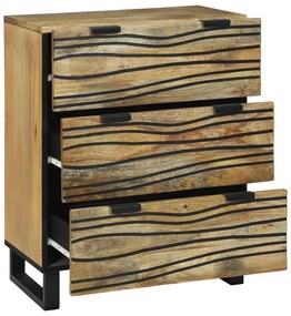 vidaXL Μπουφέ 60x33.5x75 cm από Μασίφ Ξύλο Μάνγκο