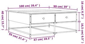 ΤΡΑΠΕΖΑΚΙ ΣΑΛΟΝΙΟΥ SONOMA ΔΡΥΣ 100 X 99 X 40 ΕΚ. ΕΠΕΞΕΡΓ. ΞΥΛΟ 835295