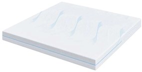 vidaXL Στρώμα Λευκό 180 x 200 cm Pěna