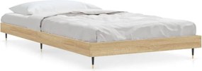 vidaXL Πλαίσιο Κρεβατιού Χωρ. Στρώμα Sonoma Δρυς 100x200εκ Επ. Ξύλο