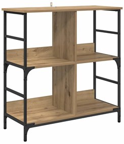 vidaXL Ράφι Βιβλίων artisan δρυς 78.5 x 33 x 82 εκ Επεξεργασμένο ξύλο