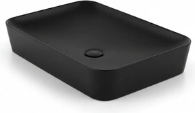 Creavit Ultra Black Matt 60x40 – Επιτραπέζιος Νιπτήρας Ultra-Thin