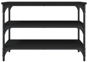 vidaXL Παπουτσοθήκη Μαύρη 70 x 38,5 x 49 εκ. από Επεξεργασμένο Ξύλο