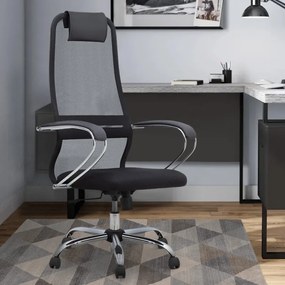 Καρέκλα γραφείου Lord Megapap με ύφασμα Mesh σε χρώμα μαύρο 66,5x70x123/133εκ. - Ύφασμα - GP008-0001