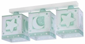 Παιδικό Φωτιστικό Οροφής Τρίφωτο Ango Moon Green 63233 NH