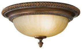 Πλαφονιέρα Φωτιστικό Οροφής 2xE27 Μπρονζέ Kelham Hall FE-KELHAM-HALL-F Elstead Lighting-FE-KELHAM-HALL-F-Μπρονζέ FE-KELHAM-HALL-F