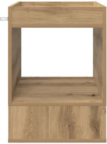 vidaXL End Table 2 pcs Artisan Oak 40 x 40 x 56 εκ. Επεξεργασμένο ξύλο