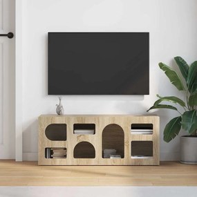 vidaXL Ντουλάπι TV Δρύς Sonoma 100 x 35 x 40 εκ Επεξεργασμένο ξύλο