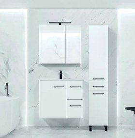 Mabo Lyra 80 MDF Base - Βάση Επίπλου Με Νιπτήρα (80x46) - MDF Λάκα Glossy 19