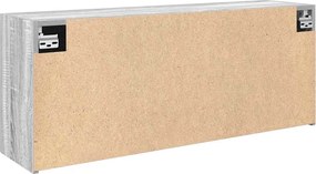 vidaXL Ντουλάπι τοίχου μπάνιου Γκρι Sonoma 100x25x40 cm