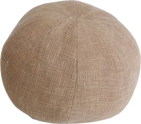 Πουφ PTMD Sanah - 40x35cm - Καφέ