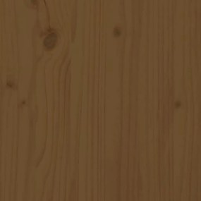 Ζαρντινιέρα με Ράφι Μελί 111,5x111,5x81 εκ. Μασίφ Ξύλο Πεύκου - Καφέ