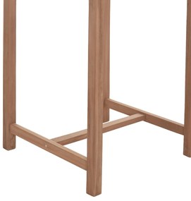 Τραπέζι Μπάρ Τετράγωνο PRESSCOT C18113 Ξύλο Teak Φυσικό 70x70x105Υ εκ. 70x70x105 εκ.