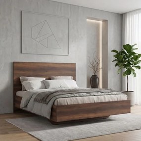 Κρεβάτι Oryana Megapap χρώμα καρυδί 160x200εκ.